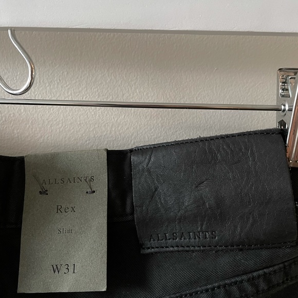 men’s all saints jeans size W31 slim fit - Picture 10 of 10